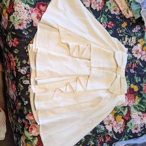 Creamy white Cecil McBee skirt
